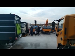 Serie N 130cp 7cbm ISUZU camion spazzino stradale camion lavaggio stradale 70000L